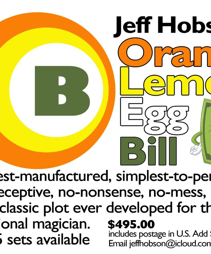 Jeff Hobson's Orange, Lemon, Egg And Bill